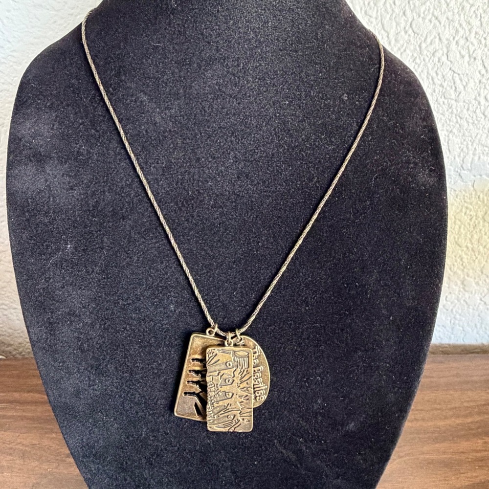 Vintage The Beatles Necklace Yellow Submarine